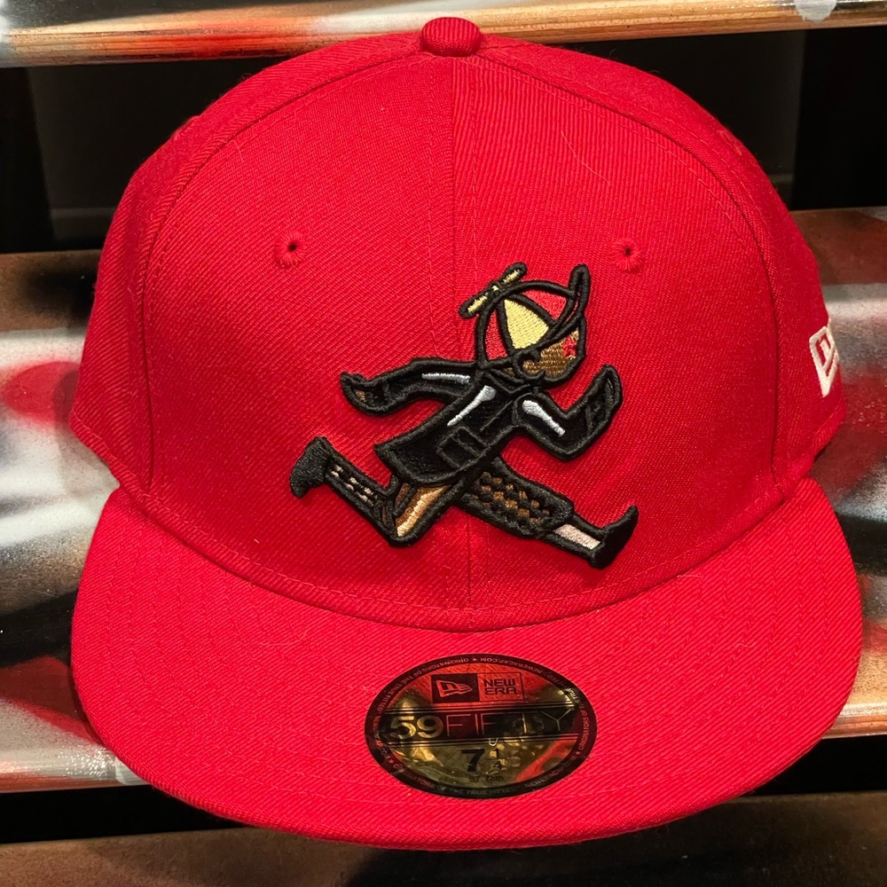 New Era x Play Cloths Paper Boy Red 7 1/4